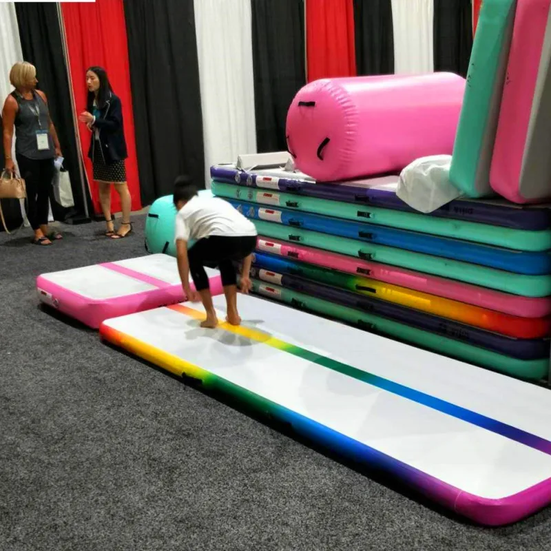 Бесплатная доставка 3*1*0 1 м Радужный гимнастический профессиональный воздушный