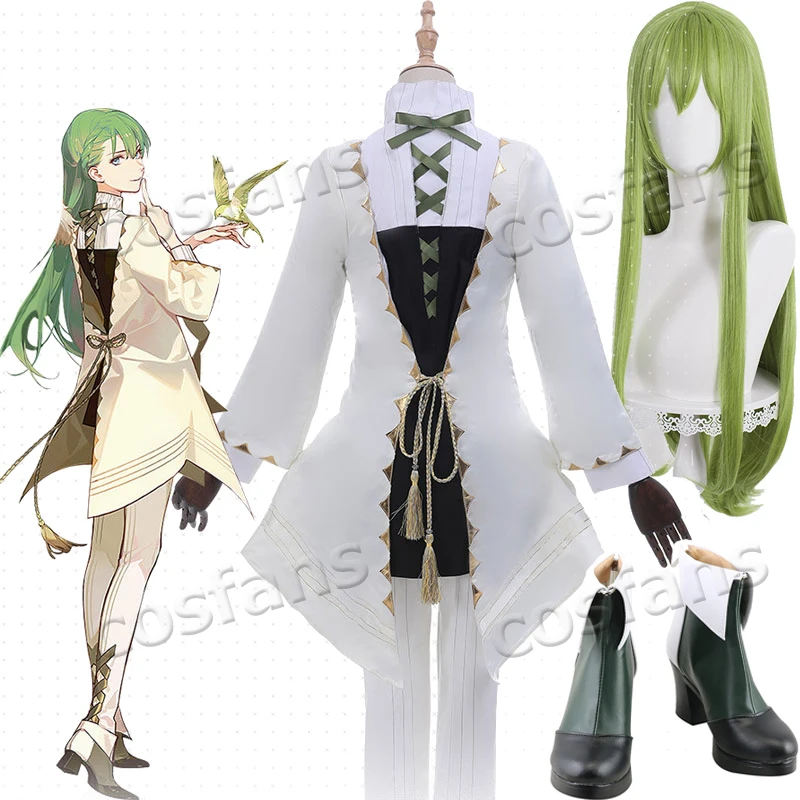 

FGO Fate/Grand Order Enkidu Cosplay Costumes Enkidu Green Wig Cosplay Long Hair Halloween Fate Grand Order Enkidu Uniform Coat