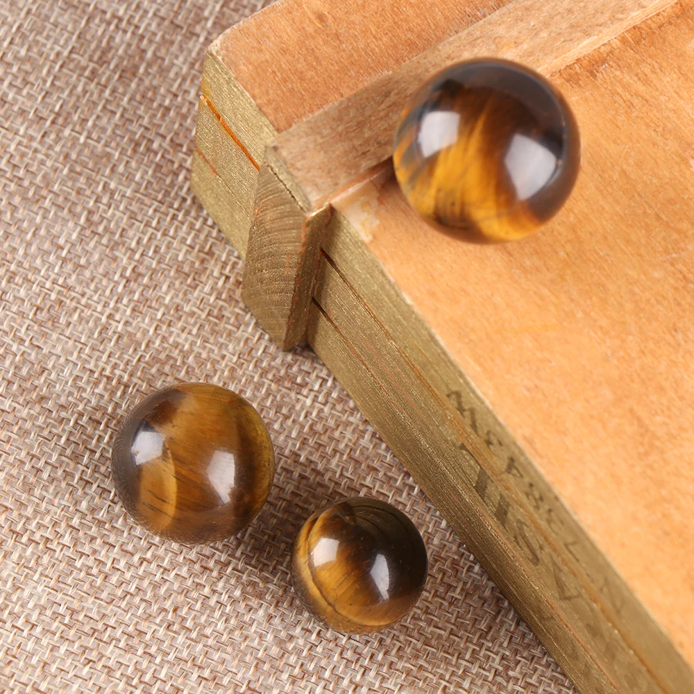 Натуральный тигровый глаз Хрустальный шар кварц для лечения камня гадание