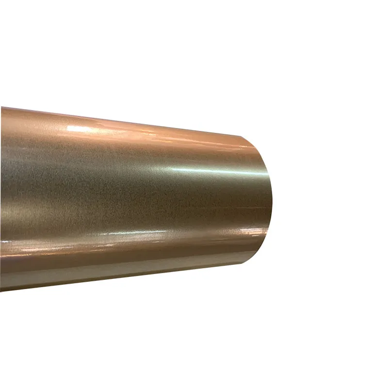 champagne goldA005 Насыщенный цвет 1 лист 25 см x 25 см металлик и лазерная теплопередача виниловая камуфляжная Радужная железная пленка HTV - Цвет: champagne goldA005