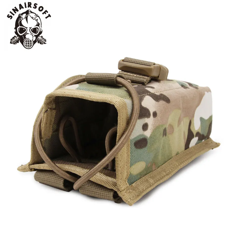 1000D Nylon Tactical Vest Molle Walkie Talkie Bag Multi-Function Camouflage Waist Bag Military Pouch Outdoor Sports Bag