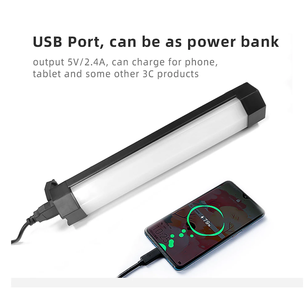 LUXCEO P200 светодиодный RGB мягкий светильник трубки Водонепроницаемый Портативный