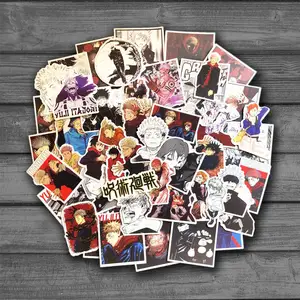 50 шт. аниме наклейка манга юютсу Kaisen s ноутбук гитара Чемодан скейтборд водостойкая граффити наклейка Детская Классическая Игрушка