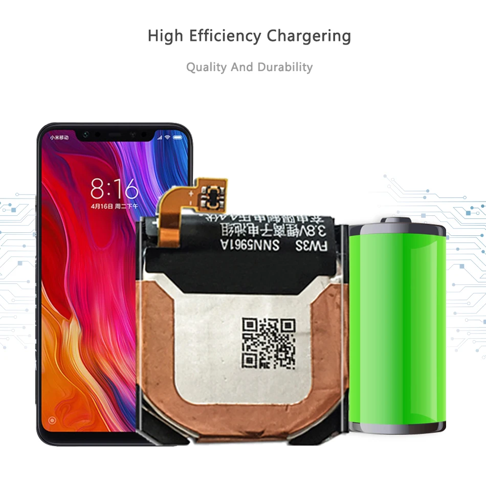 Bater&iacute;a de reloj FW3L 375mAh para Moto 360 2nd 46mm SNN5962A-3