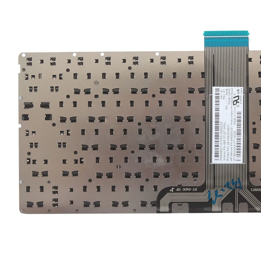 Новая английская клавиатура для ноутбука HP Pavilion 11x360 11 u000 m1 черная без рамки 843529