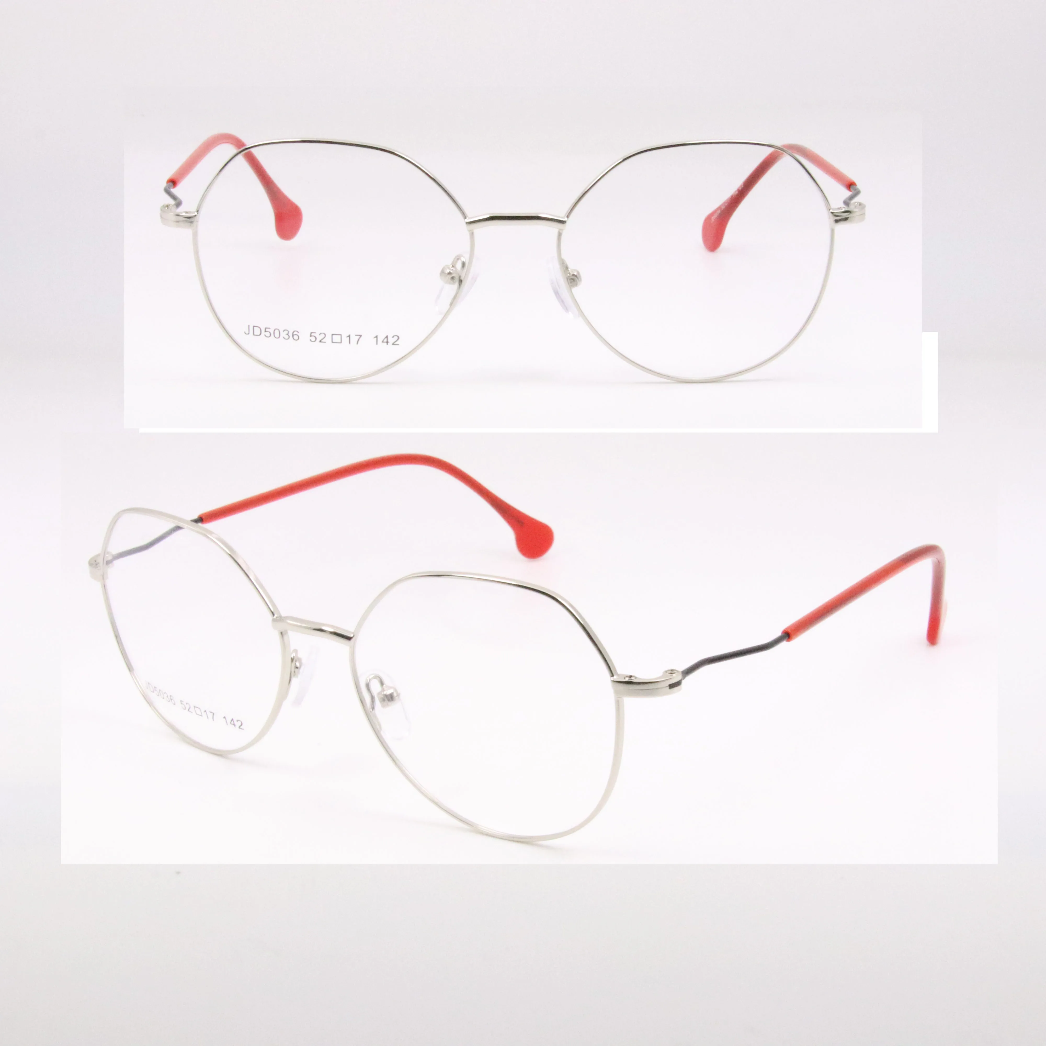 

Irrectangle Glasses Frames Ins Style Metal Eyewear JD5036