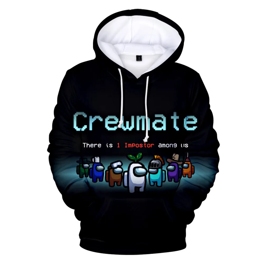 

2020 Tracksuit Among Us NEW Hoodie Sweatshirts Autumn Winter Hoodies Child Size Hoodie Sudadera Harajuku Print Men WomenPullover