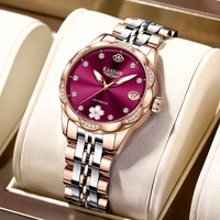 kassaw luxury women wristwatch automatic mechanical watch sapphire stianless steel strap bracelet watch lady watches reloj mujer