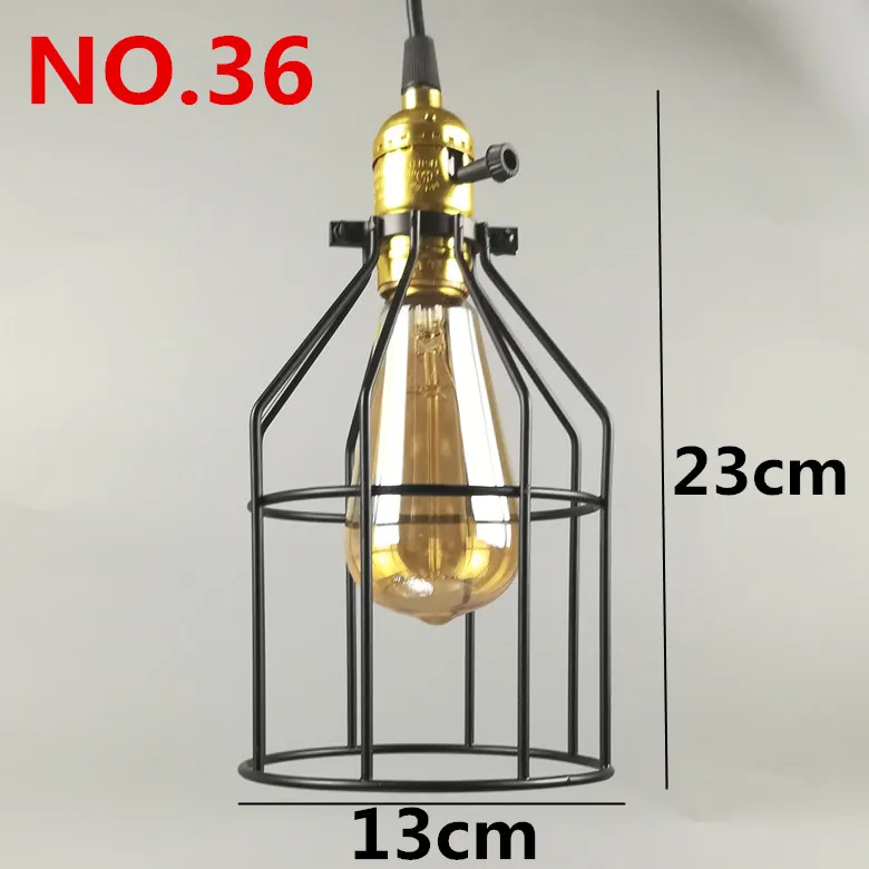 Ретро внутреннее освещение винтажный подвесной светильник светодиодная лампа