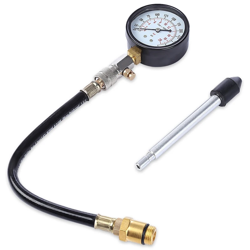 Набор для тестирования давления двигателя автомобиля бензиновый газовый