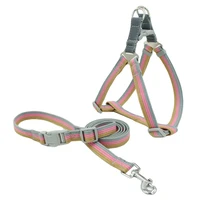 manufacturers direct comfortable reflective pet chest strap adjustable dog traction rope small and medium dog chest strap