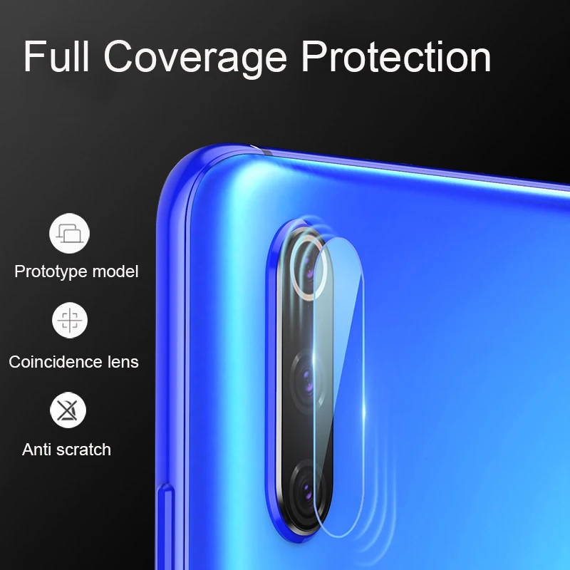 2 шт./лот прозрачное закаленное стекло для объектива OPPO Realme Q полное приклеенное