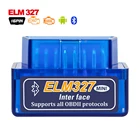 ELM327 V2.1 адаптер Супер Мини ELM 327 BT для Android Torque OBDII считыватель кодов OBD2 автомобильный сканер автомобильный диагностический инструмент