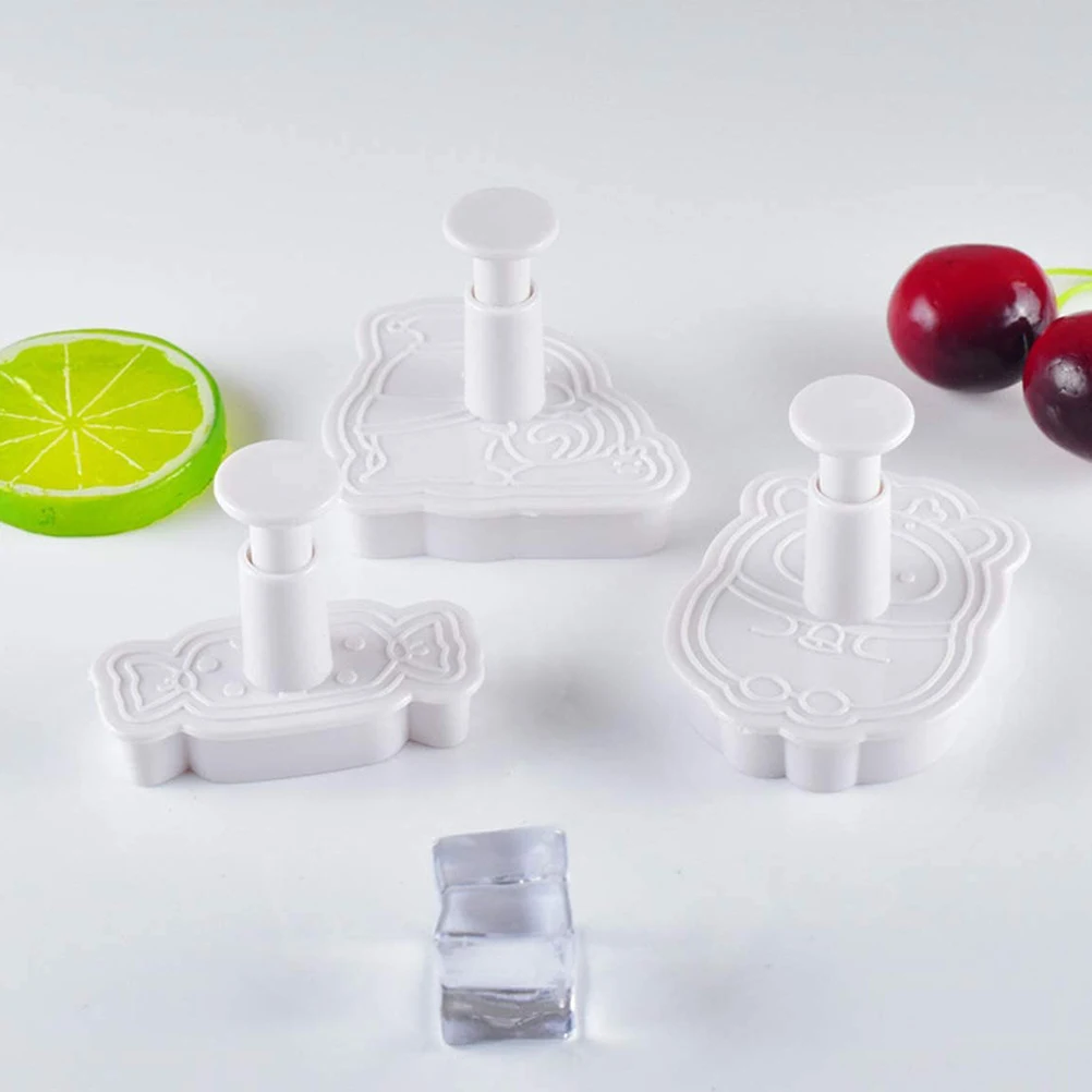 6 шт./компл. 3D DIY формочка для печенья форма из мультфильма Пластиковая выпечки