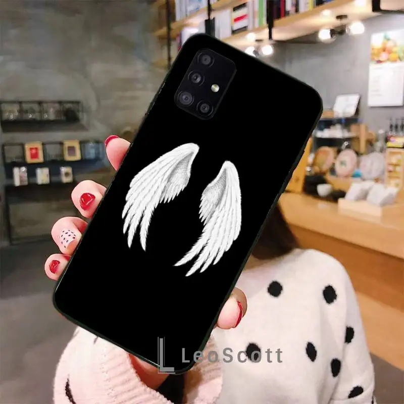 

Angel wings demon wings wing Phone Case For Samsung A50 A51 A71 A20E A20S S10 S20 S21 S30 Plus ultra 5G M11