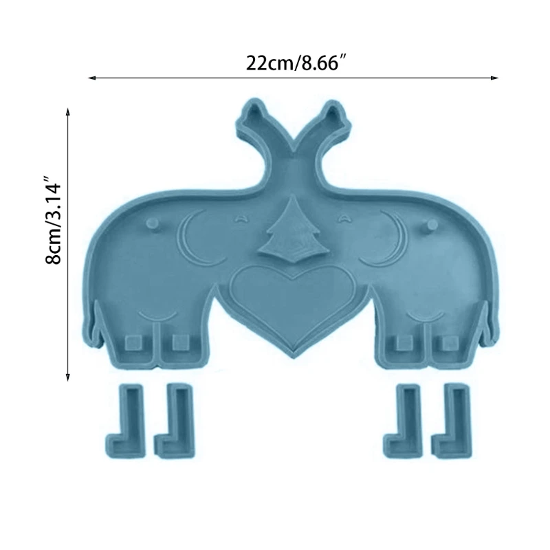 

DIY Crafts Decorations Jewelry Making Epoxy Resin Mold Hook up Silicone Mould 83XF