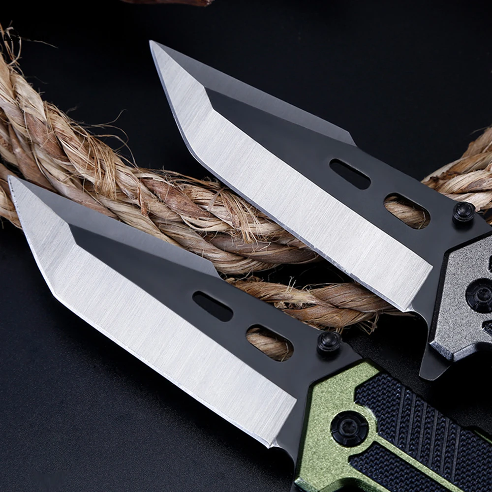 Складной нож с высоким твердым лезвием Походный ножи из нержавеющей стали для