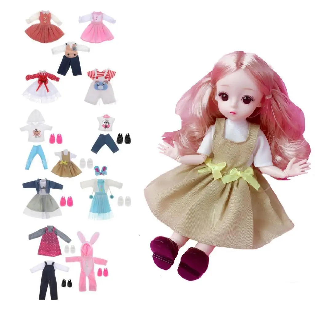 

Dolls Dress Party Dress Cosplay Costume Clothes for 30cm Dolls Accerssories