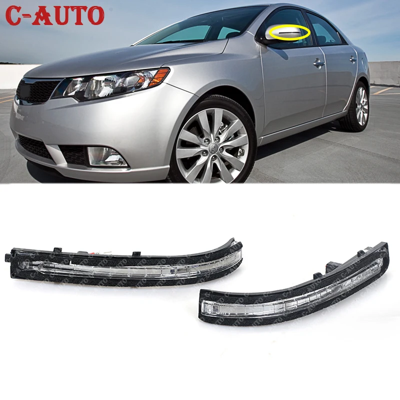 

Car Left Right Side Rearview Mirror Turn Light Flash Signal lamp For KIA FORTE 2011-2016 Cerato 2012 Rear View Mirror Blinks