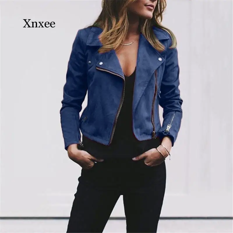 

Spring Autumn Motorcycle Leather Jackets Yellow Leather Jacket Women Leather Coat Slim Pu Jacket Leather Clothing Tops