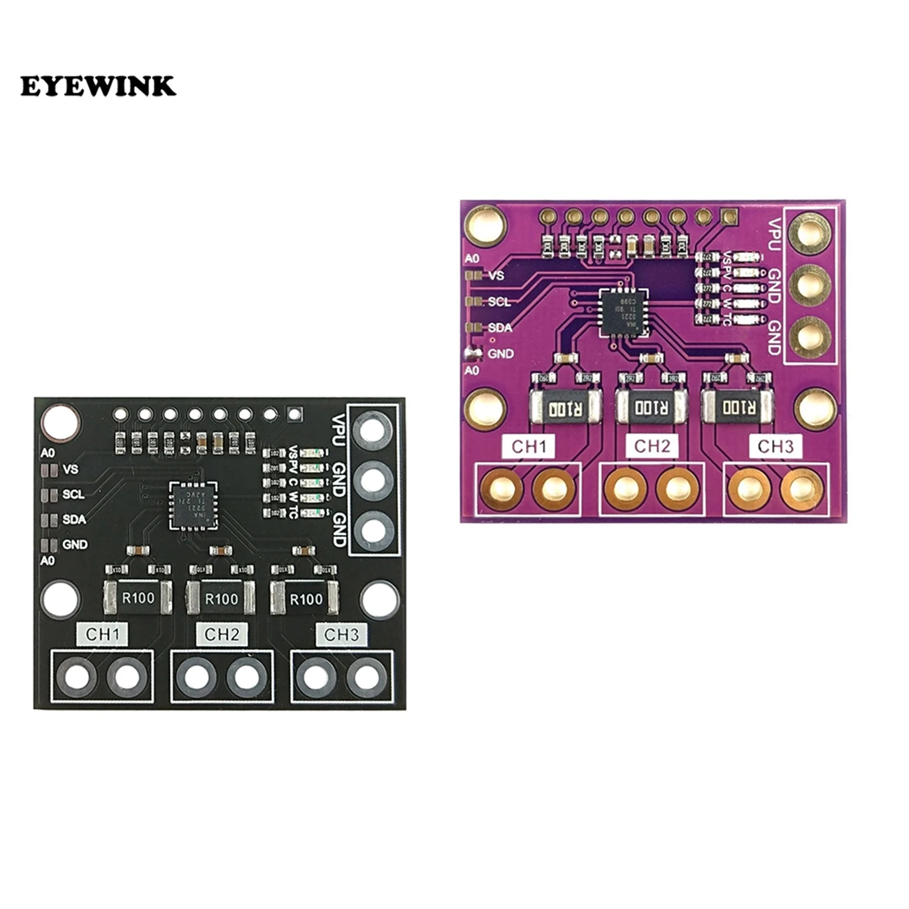 I2C SMBUS INA3221 трехканальный шунт тока питания монитор напряжения сенсорного модуля