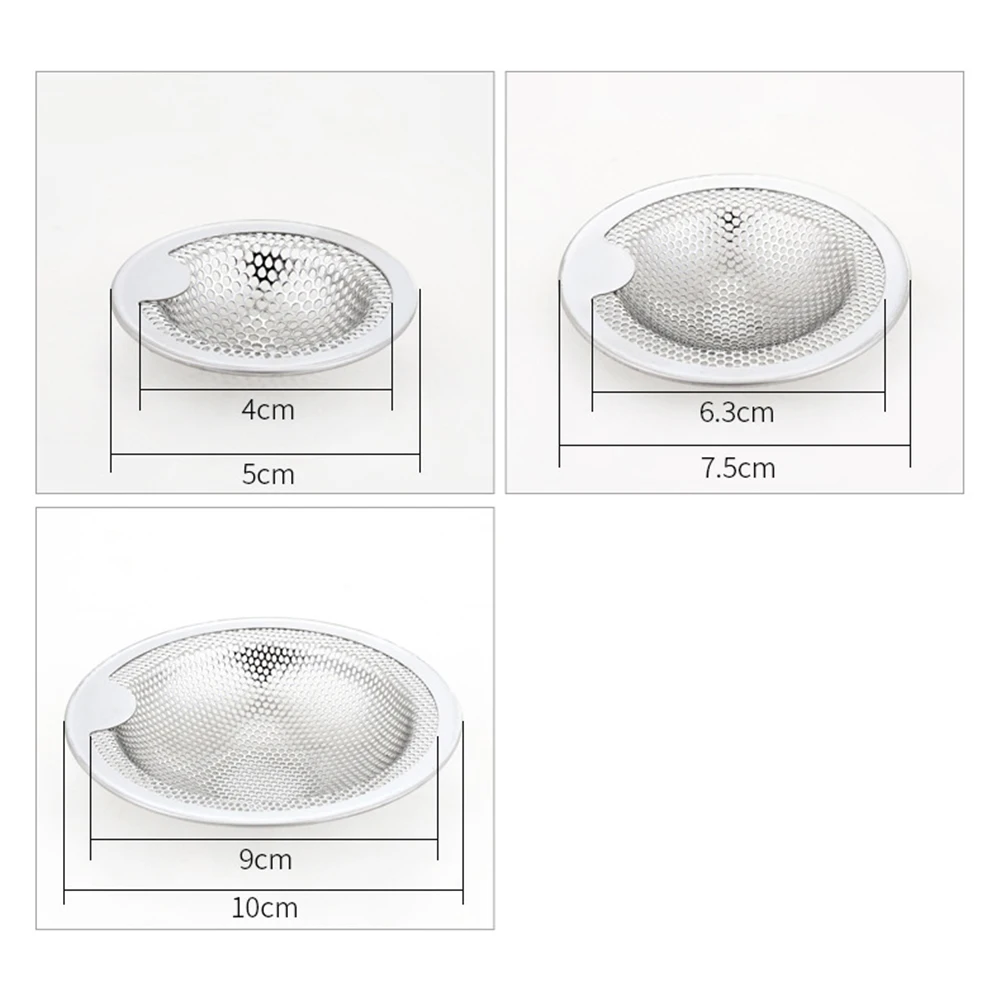 

Shower Sewer Floor Drain Strainer Stainless Steel Sink Filter Kitchen Gadgets Shower Filter Bath Stopper Floor Drain