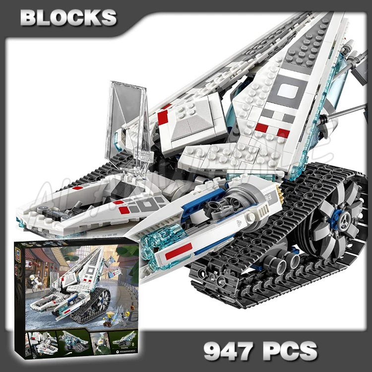

947 шт. новый резервуар для льда Боевая машина Механические ходунки 10726 строительные блоки игрушки для подростков Кирпичи совместимы с модел...
