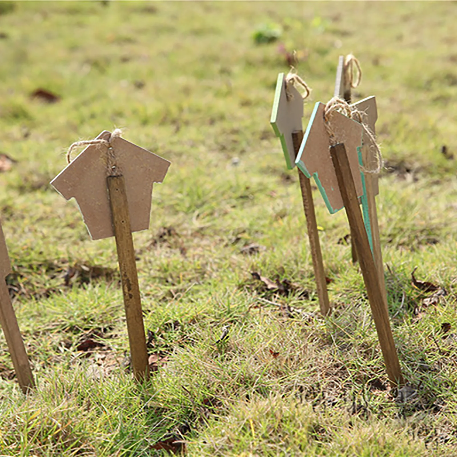 6 шт мини деревянной доске маркеры для растений креативная рабочая доска знаки