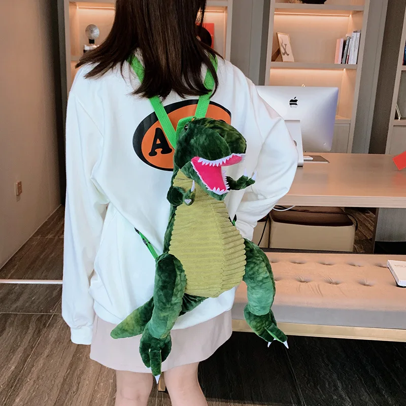 Детский рюкзак с мультипликационным принтом для женщин и мужчин плюшевой куклой