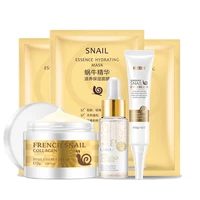 face skin care set snail collagen essence moisturizing collagen face creameye creamface serum facial mask beauty makeup set
