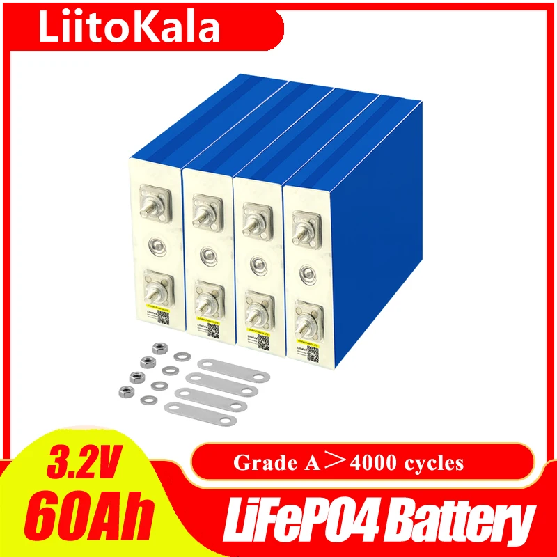 Батареи LiitoKala для электровелосипеда, 3,2 В, 60 А · ч