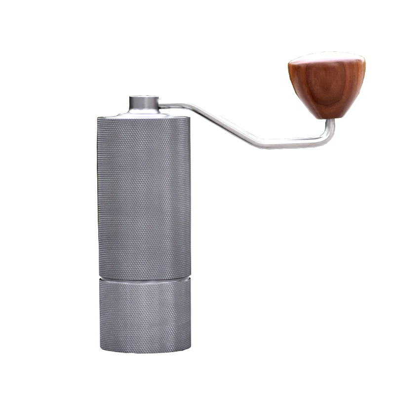 Molinillo de caf&eacute; manual de 6 n&uacute;cleos, rebaba de 38mm de acero inoxidable 420, molino de caf&eacute; port&aacute;til-5