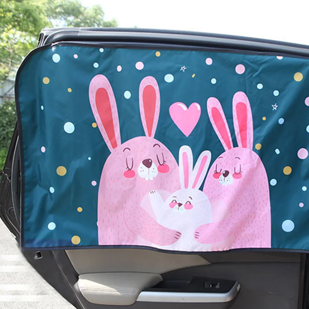 

Magnetic Car Side Window Sunshade Curtains Adjustable Car Styling Auto Windows Sun Visor Animal Pattern Blinds Cover Sun Shade