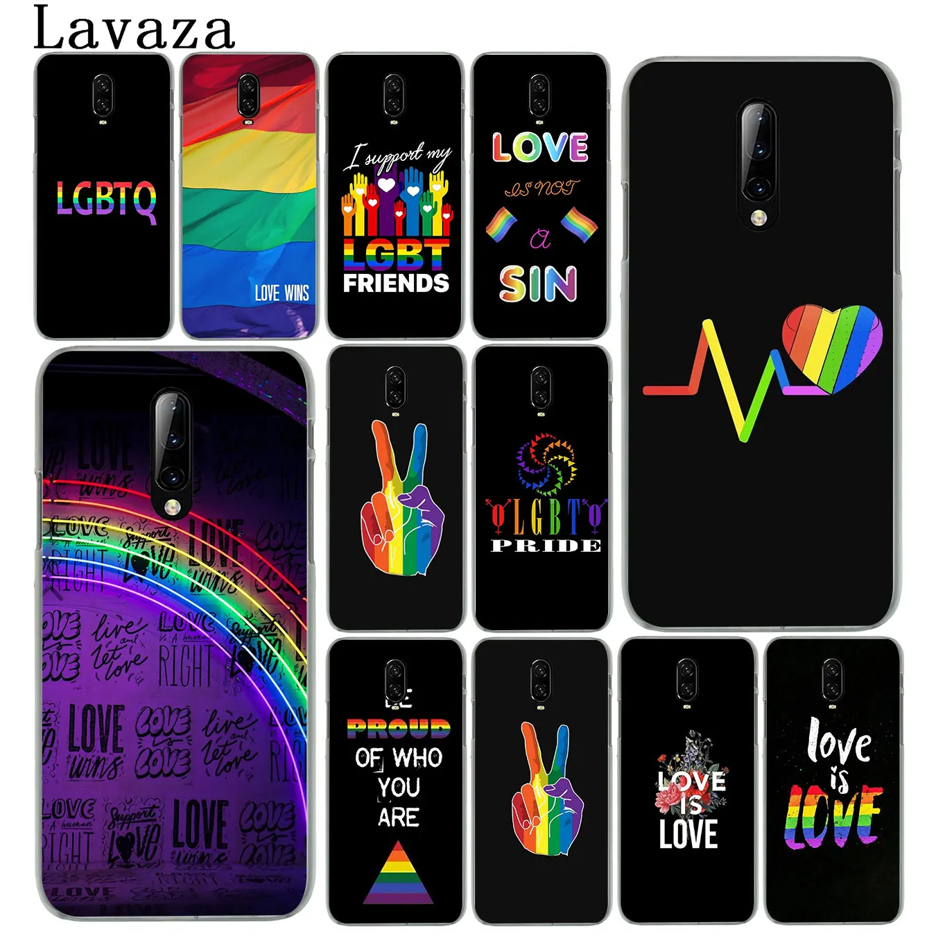 LGBTQ love is Heart LGBT Жесткий пластиковый Чехол для мобильного телефона Oneplus 7 7T Pro 6 6t 5 5T