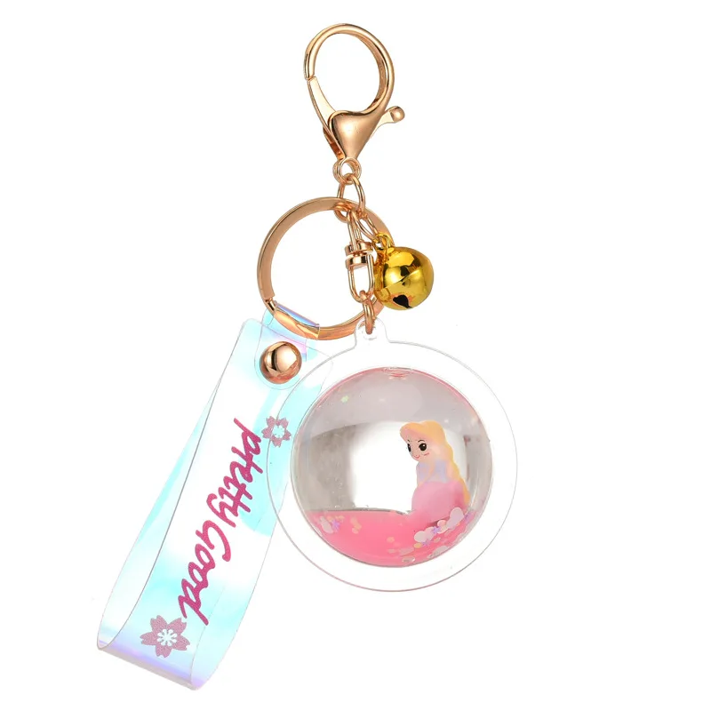 

Simple personality into the oil ball keychain Simple men and women car bag keychain small gifts wholesale