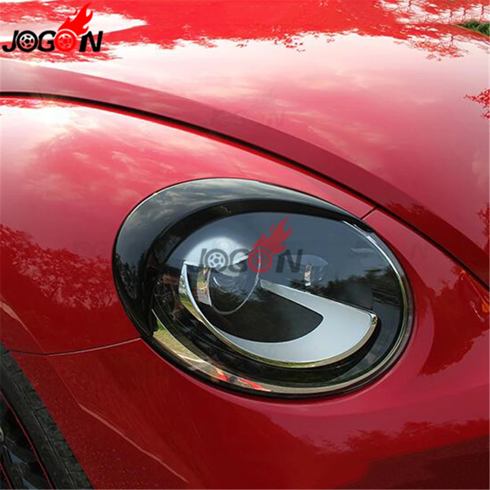 2 шт. накладки на автомобильные фары для Фольксваген Жук A5 2012 2019|Хромирование| |