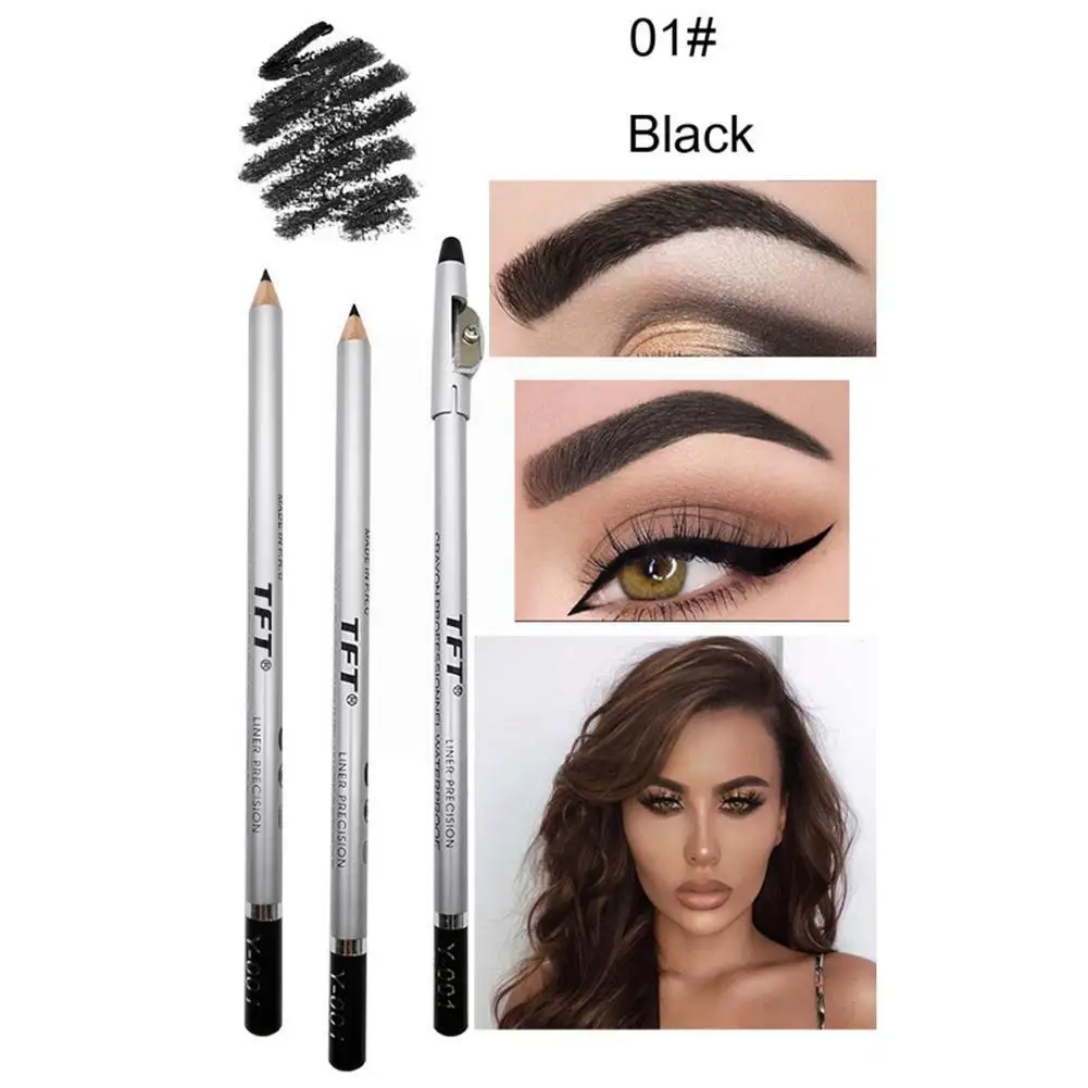 

Long-lasting Color Eyebrow Pencil 1pc Eyebrow Pencil Easy And Sweat-proof Not Take Makeup Waterproof, Off Color To O1b1
