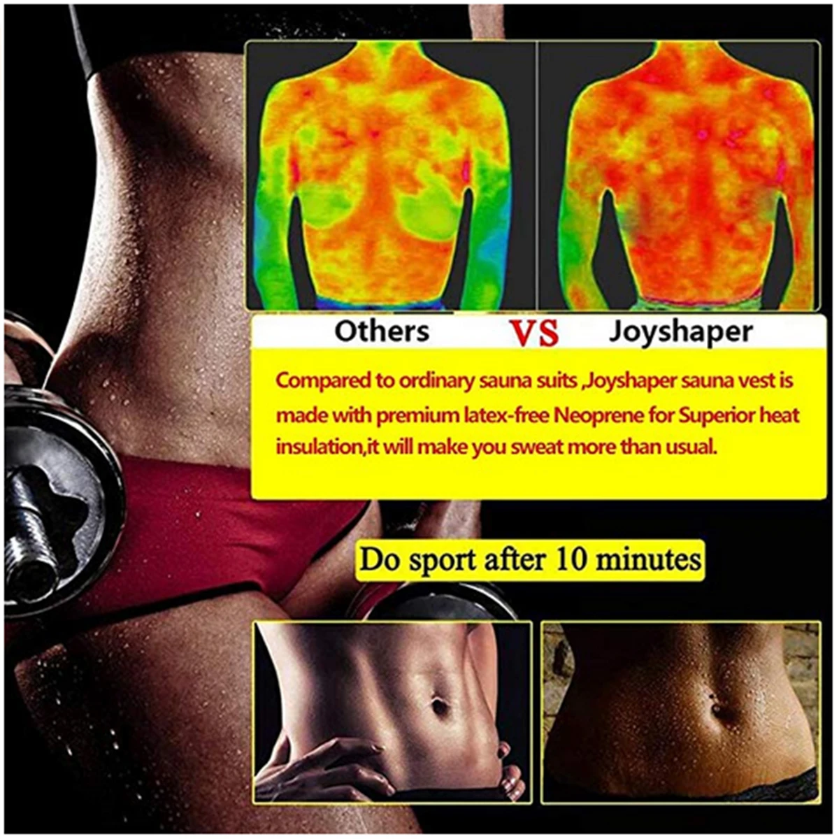 Joyshaper утягивающий корсет для живота жилет из неопрена пояс женщин моделирующее