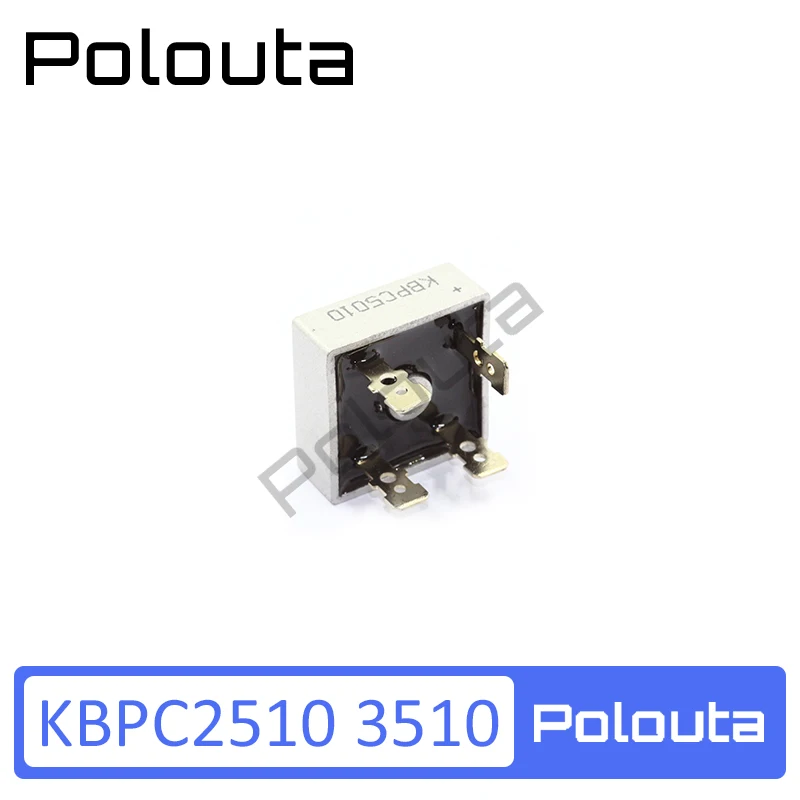 Выпрямительный мост Polouta Kbpc5010 50A Kbpc3516 35A 1000V выпрямительный поддержка скейтборда