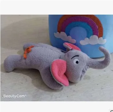 Elephant CYSINCOSBaby бутылочка для молока, плюшевый чехол, детский держатель молочной бутылки, мультяшное животное, мягкая плюшевая сумка, сохраняющая тепло, теплоизоляционная сумка - Цвет: Elephant