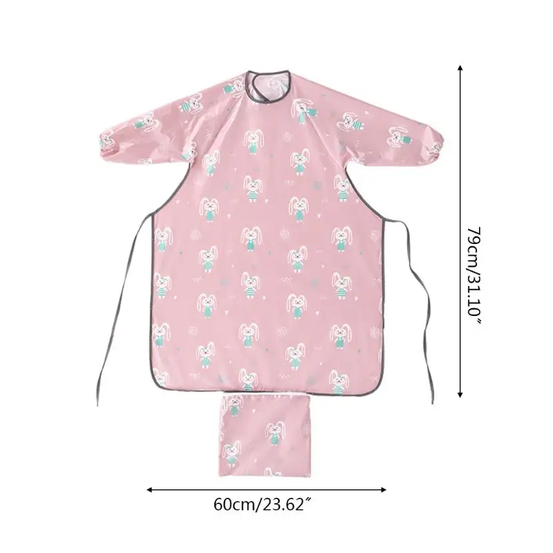 

Newborns Bib Table Cover Dining Chair Gown Waterproof Saliva Towel Burp Apron