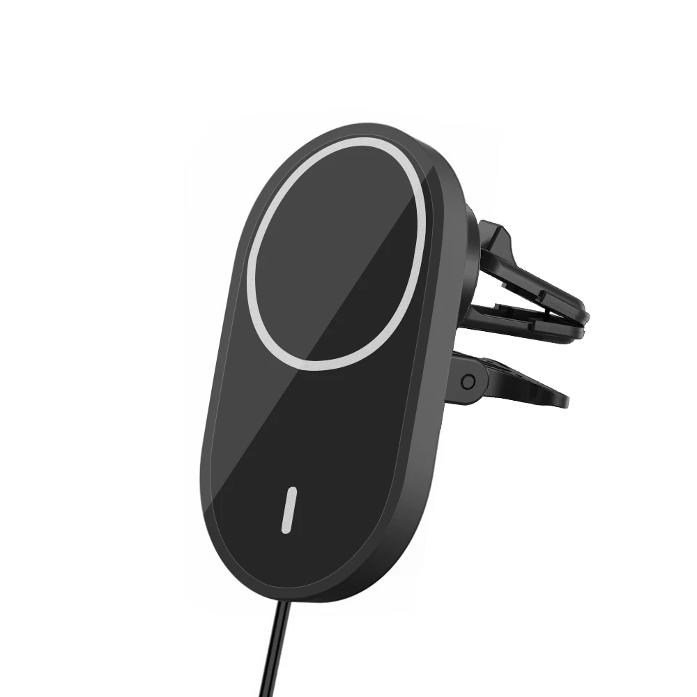 

15W Magnetic Wireless Car Charger for iPhone 12 Pro Max mini Fast Charging Wireless Charger Car Phone Holder