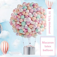 100pcsset 10inch thickened 2 2g birthday balloons party decoration wedding decoration candy macarone balloons free shipping
