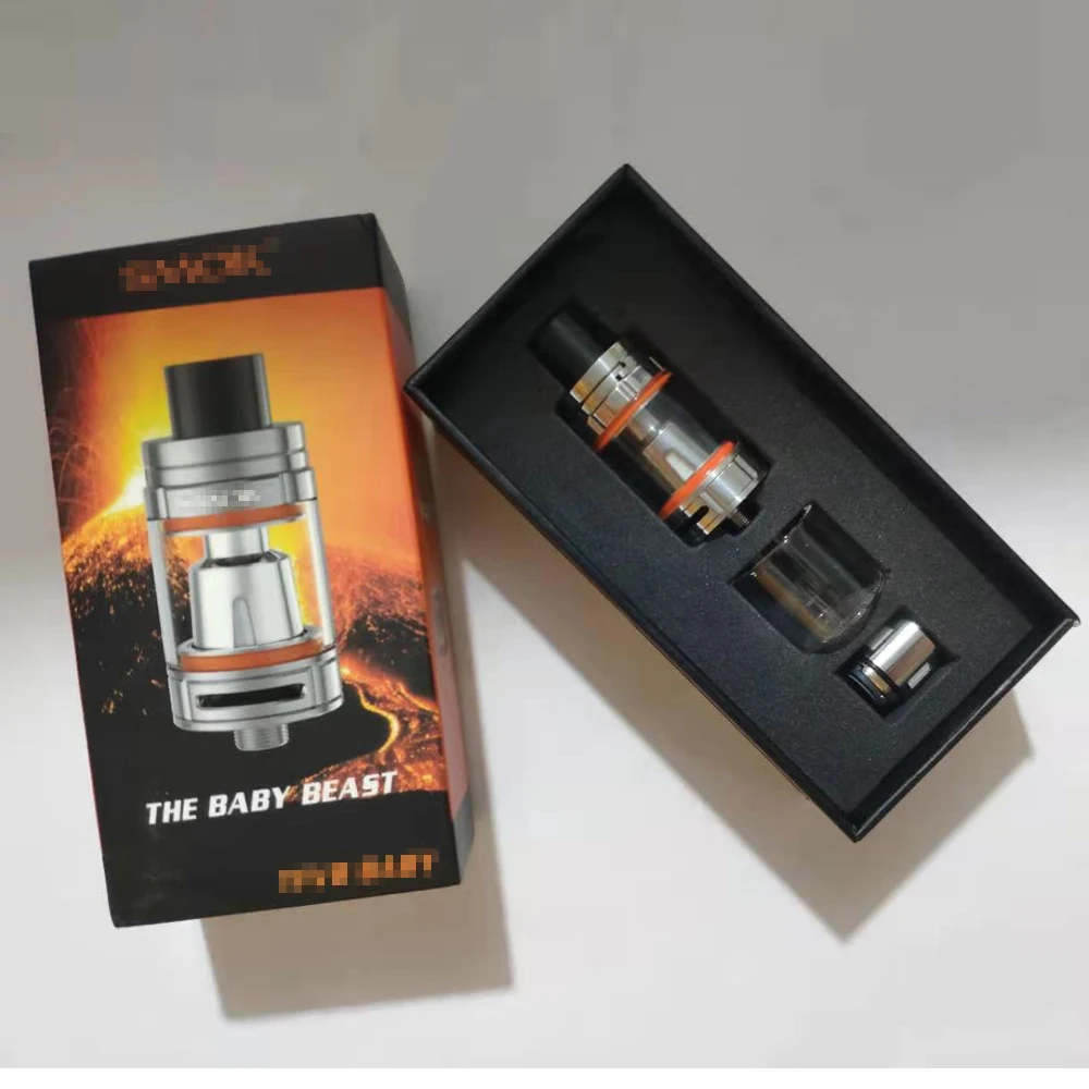 

Распродажа, оригинальный атомайзер Baby Beast Baby X Mesh Coil V8 Q2 baby coil Subohm Mesh X3 X4 электронная сигарета 3 мл испаритель