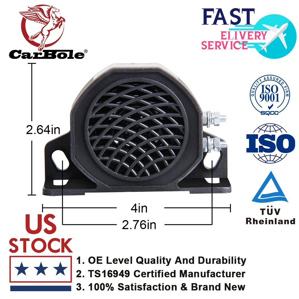 Универсальный 102Db Обратный Зуммер бипер резервного копирования для грузовика