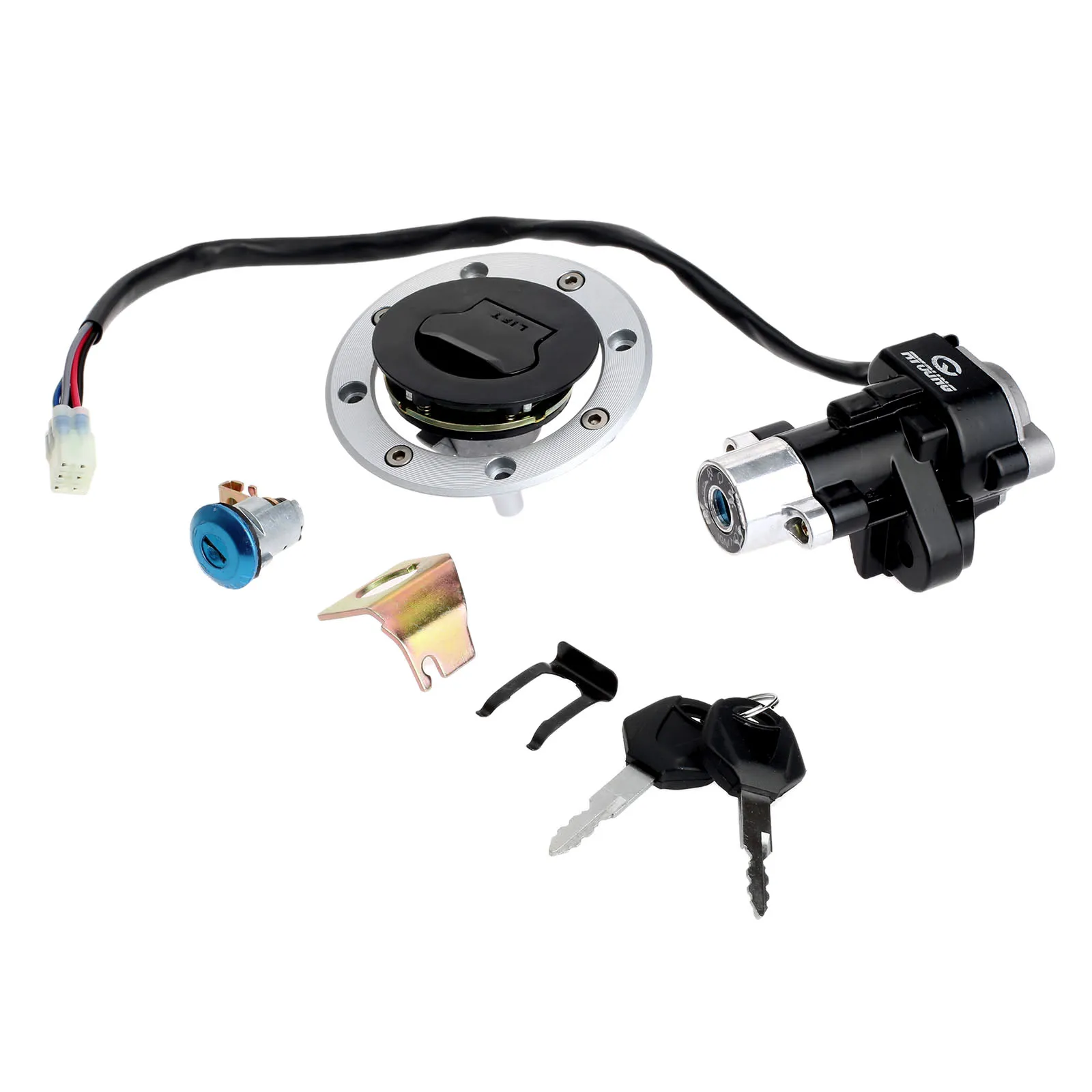 Переключатель зажигания топливного газа крышка сиденья замок ключ набор для Suzuki
