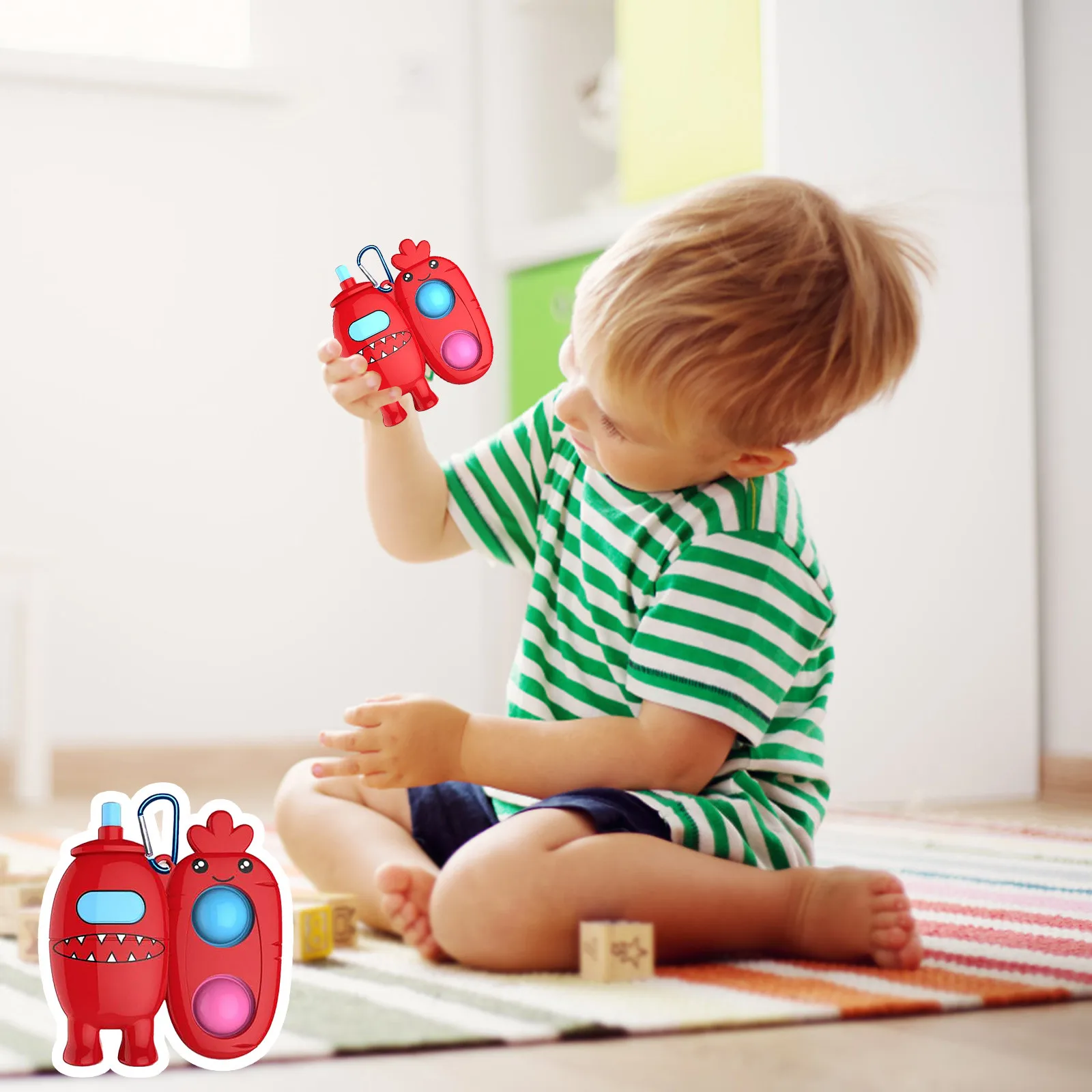 Juguetes para aliviar el estr&eacute;s de autismo y ansiedad para ni&ntilde;os y adultos, Bola de estr&eacute;s, juguete sensorial de burbujas, descompresi&oacute;n, 2021-1