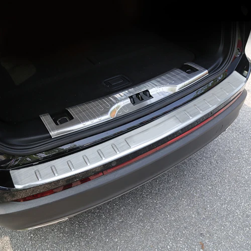 

Багажник 2018, нержавеющая сталь, 1 шт для ford EDGE 2015-задняя защитная накладка