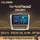 Автомагнитола 2DIN Android 10,0 для Ford Focus2 2004-2011, GPS-навигация, Авторадио, стереоприемник, DSP Автомобильный приемник, 2DIN DVD IGO