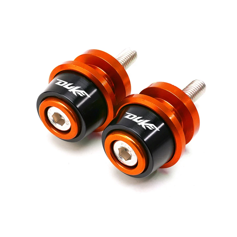 For KTM Duke 125 200 250 390 790 2019-2021 10MM Motorcycle accessories CNC Aluminum Swingarm Spool Slider Stand Screws | Автомобили и